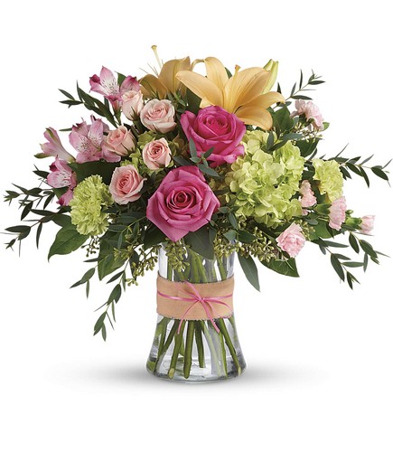 Blush Life Bouquet from Rees Flowers & Gifts in Gahanna, OH